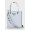 Rectangular patent leather bag