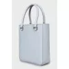 Rectangular patent leather bag