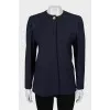 Straight cut wool jacket