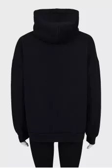 Oversized hoodie with brand logo