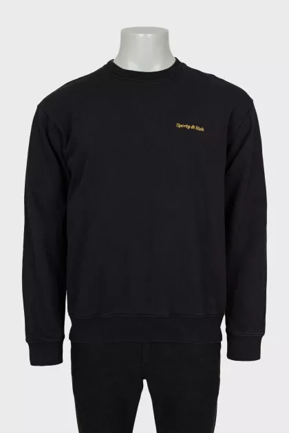Men's sweatshirt with embroidered logo