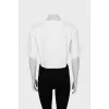 Cropped white t-shirt