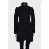 Fitted coat with buttons