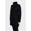 Fitted coat with buttons