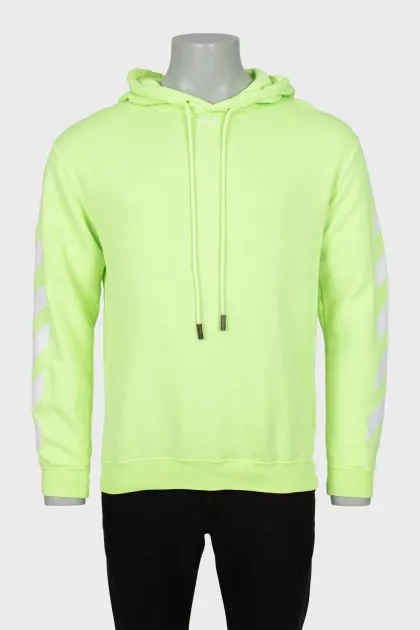 Men's hoodie with print on the back