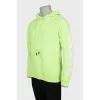 Men's hoodie with print on the back