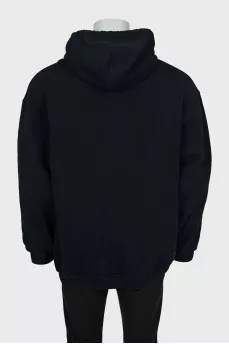 Men's oversized hoodie with brand logo