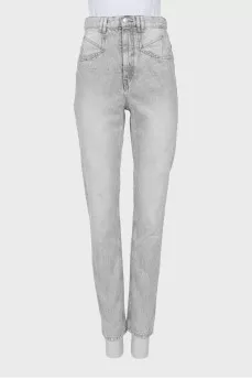 Light grey slim fit jeans