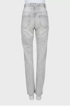 Light grey slim fit jeans