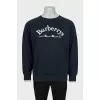 Men's sweatshirt with embroidered logo