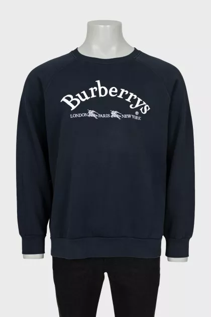 Men's sweatshirt with embroidered logo