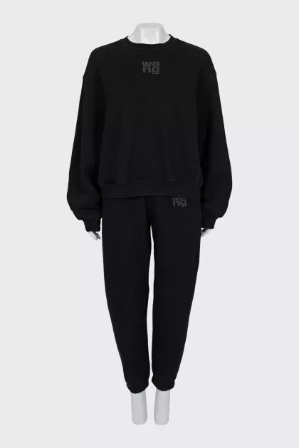 Black suit with joggers