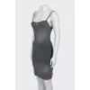 Mini dress with straps with tag
