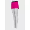 Sports shorts with elastic band