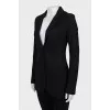 Fitted wool jacket
