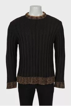 Men's Ribbed Knit Sweater