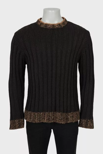 Men's Ribbed Knit Sweater