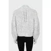 Cropped turtleneck sweater