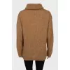 Brown short pile sweater