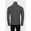 Men's wool and cashmere cardigan