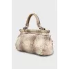 Python Skin Tote Bag