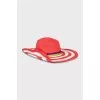 Braided striped hat
