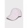 Pink cap with text print