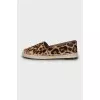Animal print espadrilles