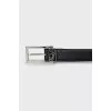 Men's Black Leather Belt