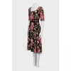 Fitted dress with floral print