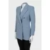 Double-breasted jacket made of wool and cashmere