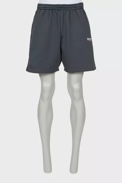 Men's shorts with brand logo