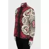 Loose fit silk shirt