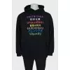 Men's oversized hoodie with logo
