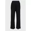 Men's trousers with embroidered logo