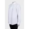 White straight cut shirt