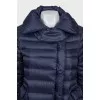 Quilted A-line down jacket