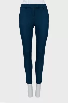 Ribbed wool trousers