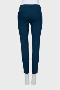 Ribbed wool trousers