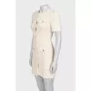 Fitted dress with buttons