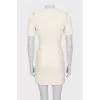 Fitted dress with buttons
