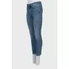 Skinny jeans with patch pockets