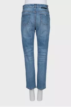 Синие джинсы regular fit