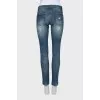 Skinny fit ripped jeans