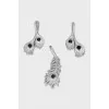 White Gold Set Peacock