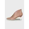 Pointed toe stiletto ankle boots