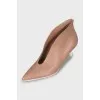 Pointed toe stiletto ankle boots