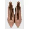 Pointed toe stiletto ankle boots