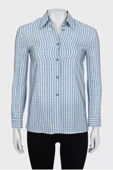 Silk shirt with tag