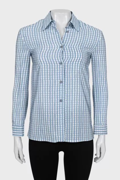 Silk shirt with tag